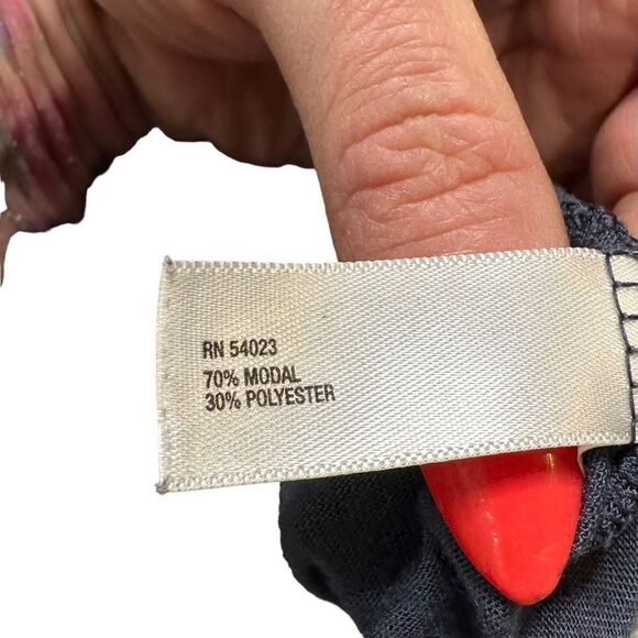 GAP dusty blue elastic waist square neck sleeveless mini dress SIZE SMALL - Picture 4 of 7